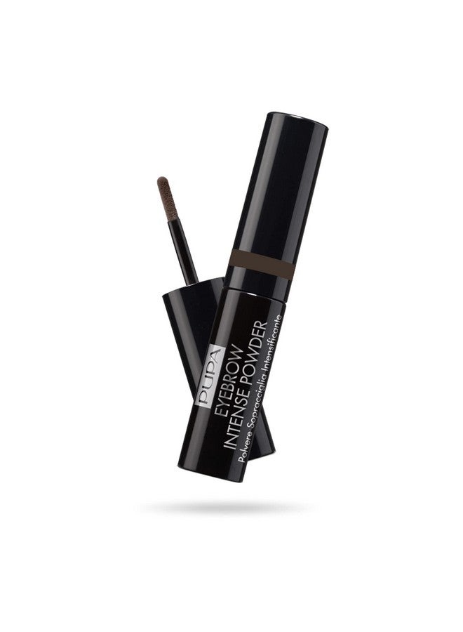 Milano Eyebrow Intense Powder Instant Tinting Brow Definer Powder Buildable Soft Smudge Proof Texture Gives Thin Sparse Brows Natural Color And Shape 003 Dark Brown 0.035 Oz