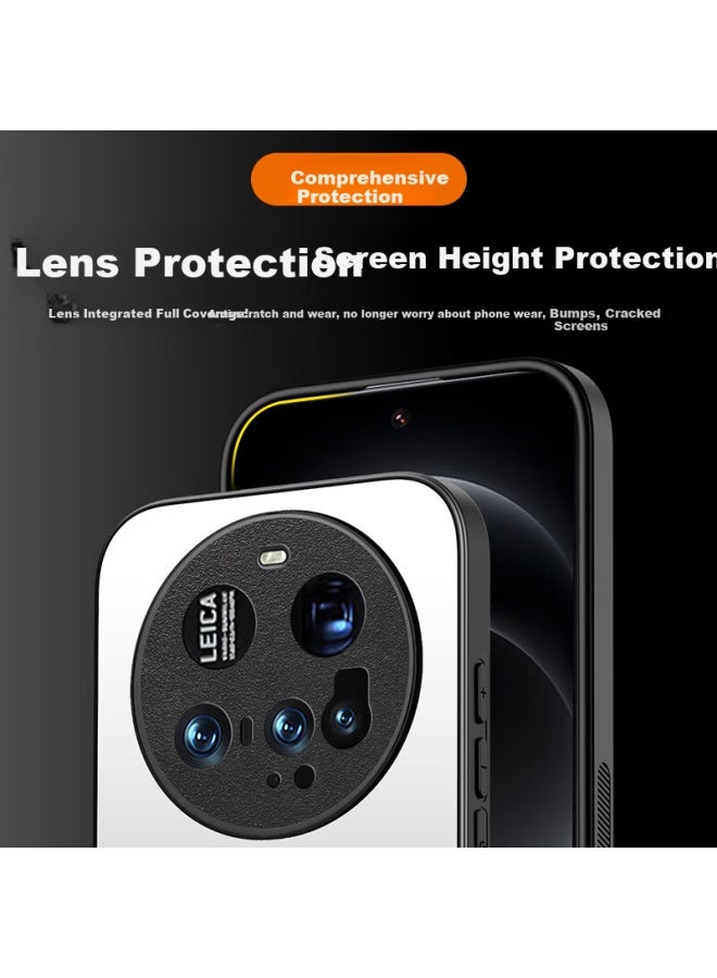 Holdzu pivot Shell For Xiaomi 15 Ultra Phone Case Mi 15 Ultra Protective Cover Magnetic Matte Anti-drop Lens Full Coverage Bracket Men And Women - Deep Space Black - Image 2