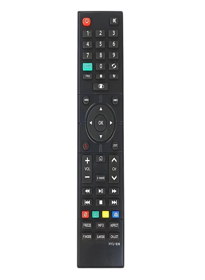 Remote Compatible for HITACHI LED Remote CLE-1041 HITACHI Remote Controller (Black, Match Old Remote Before Ordering)