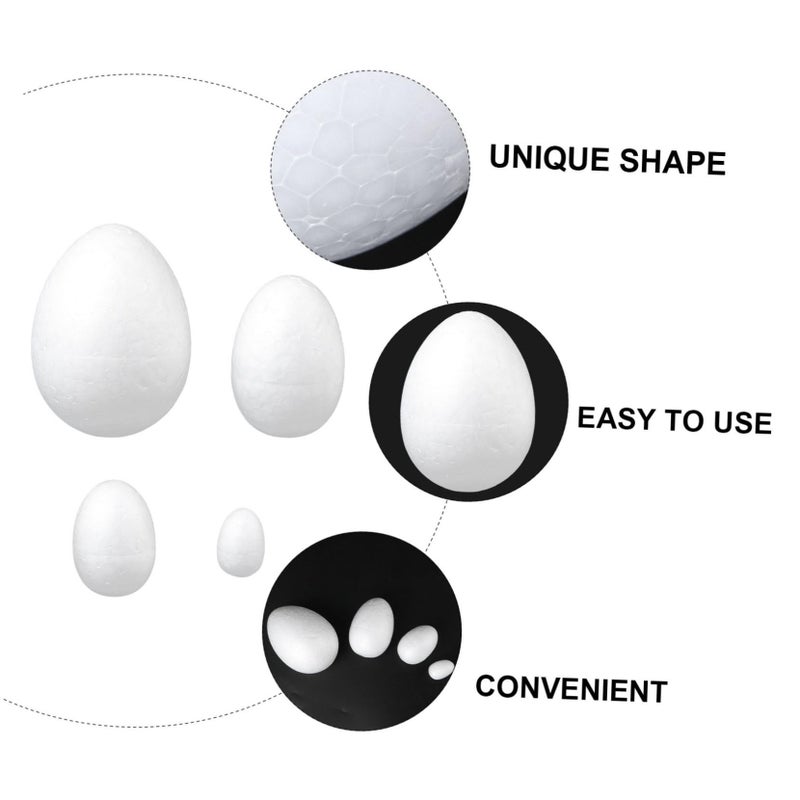 45pcs Hand Painted Simulation Easter Eggs Graffiti Craft Decor - Image 3