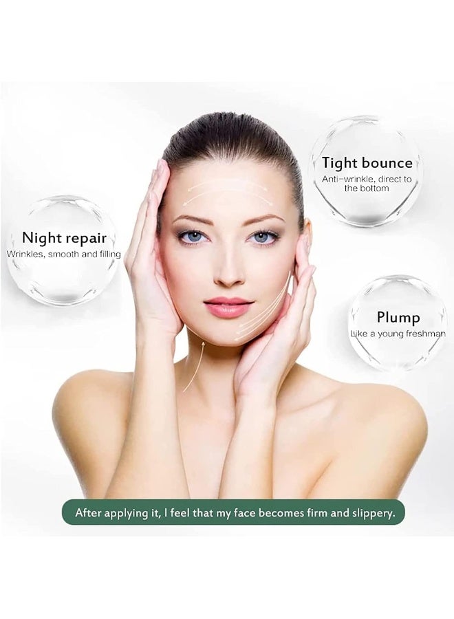 Collagen Firming Sleeping Mask 20PC - Lifting Firming Moisturizing Collagen Firming Mask - Repair Sleeping Mask Wash-Free Collagen Firming Mask for Women & Men - Image 4