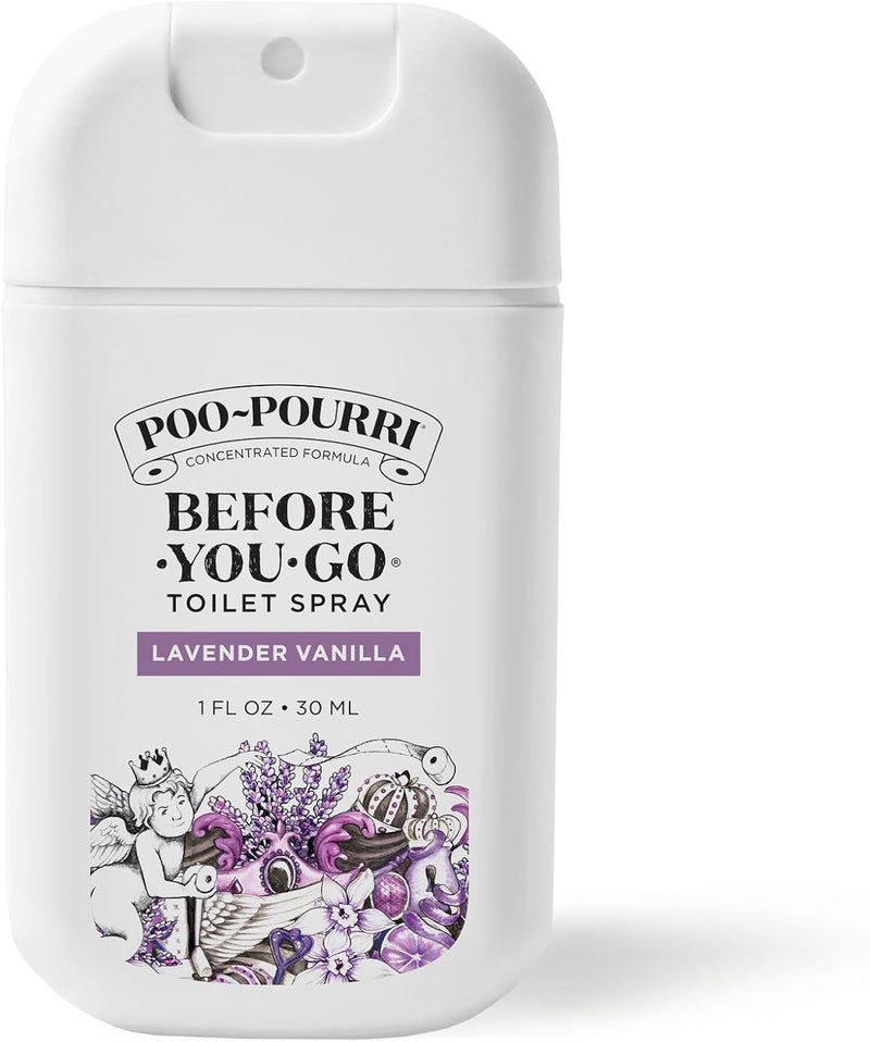 Poo-Pourri Lavender Vanilla Toilet Spray for Travel
