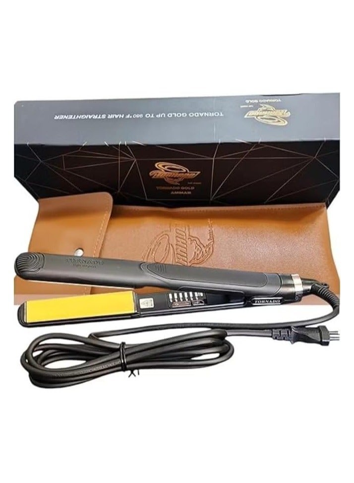 تورنيدو جولد مكواة تورنيدو جولد الاصلي ديجيتال لفرد الشعر 750 فهرنهايت أورجينال - Image 1