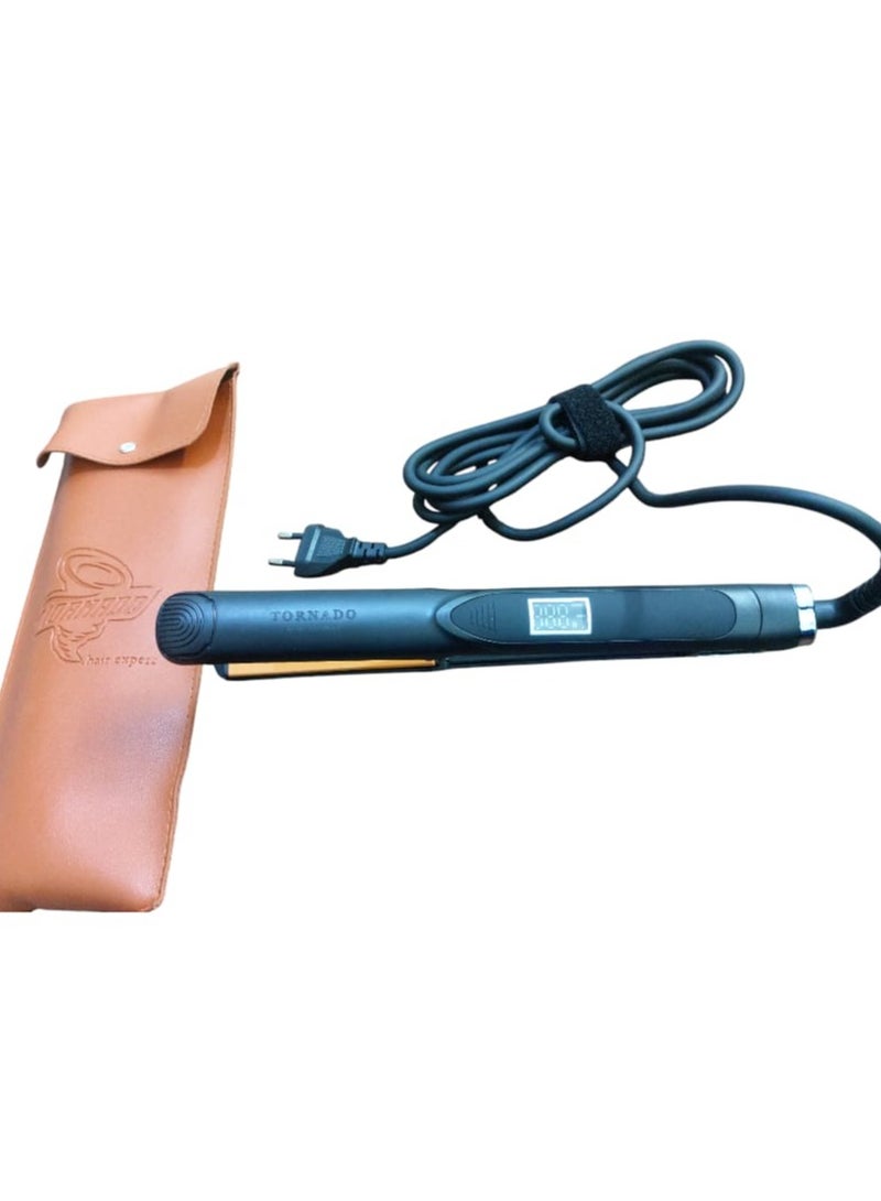 تورنيدو جولد مكواة تورنيدو جولد الاصلي ديجيتال لفرد الشعر 750 فهرنهايت أورجينال - Image 2
