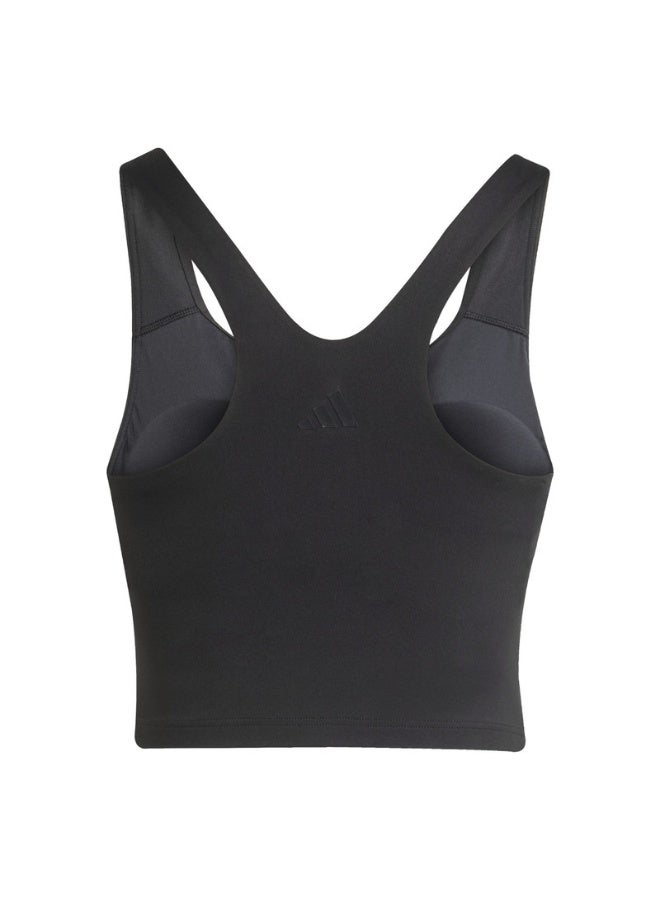 Adidas Adidas All Me Ms Tank W Black Training Bra For Women  - Image 2