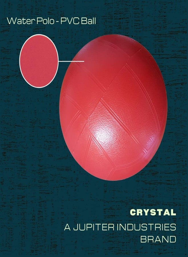 Jupiter Industries Inflatable Vinyl Handball for Pool, Beach & Garden|Perfect for Outdoor & Indoor Play|PVC Ball for Kids with 2 Inflating Pins|Size : 22cm (9 Inches)|Red Earth - Image 2