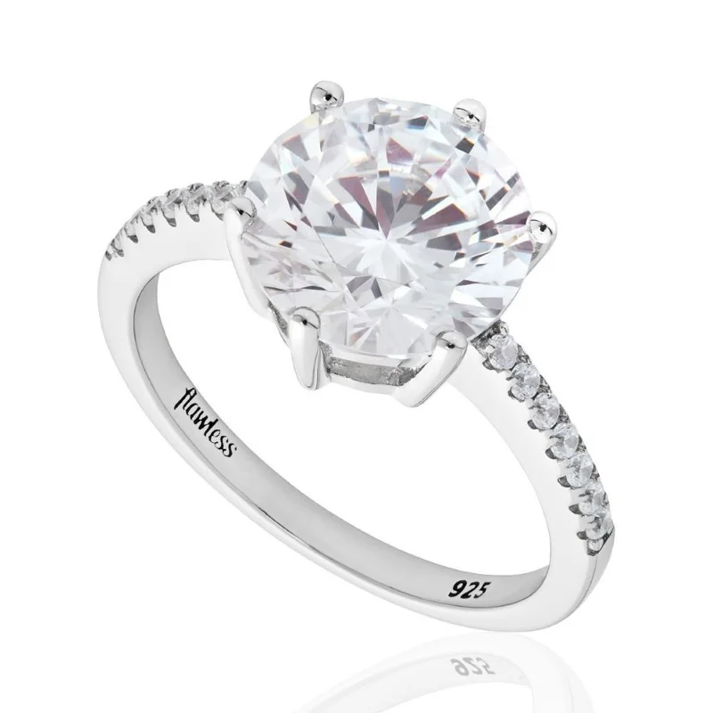 باكلي لندن BUCKLEY LONDON THE FLAWLESS COLLECTION - SPARKLE SOLITAIRE RING