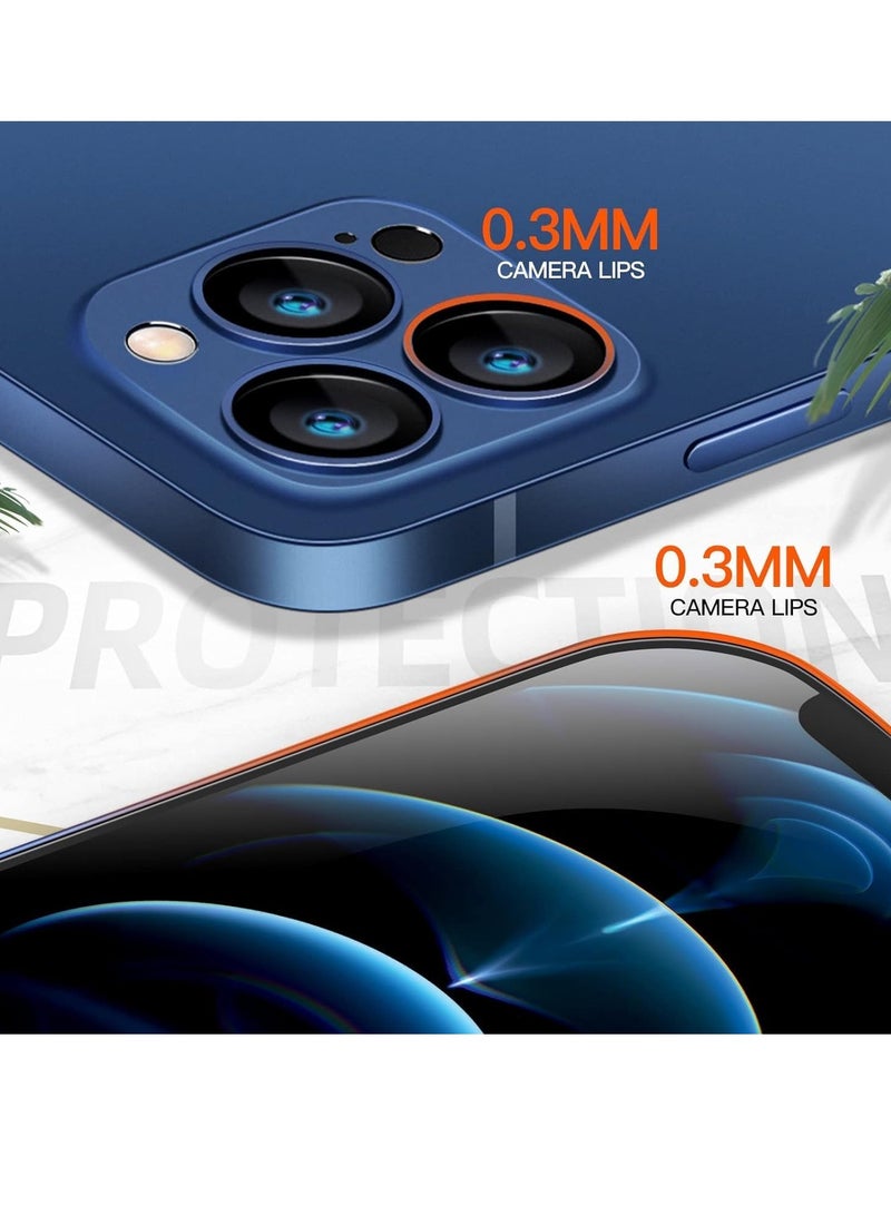 ELTRAZONE  Case Compatible with iPhone 15 Pro Slim Case,0.2mm Fit [Paper-Thin] Lightweight Case Translucent Matte Finish PP Back Cover Protection[Anti-Fingerprints&Yellowing] (Blue - Image 3