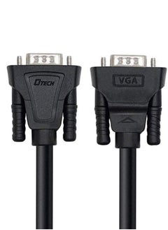 DTech Meter SVGA VGA Computer Monitor Cable Male to Male Supports 1080p High Resolution 3 Feet Black  - Image 2