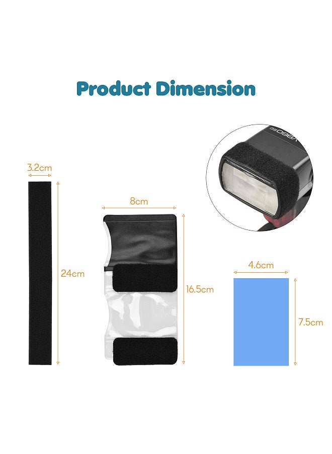 Generic 12pcs Universal Camera Flash Gels Lighting Filters Color Correction Filter Kit for Speedlight Easy Installation  - Image 2