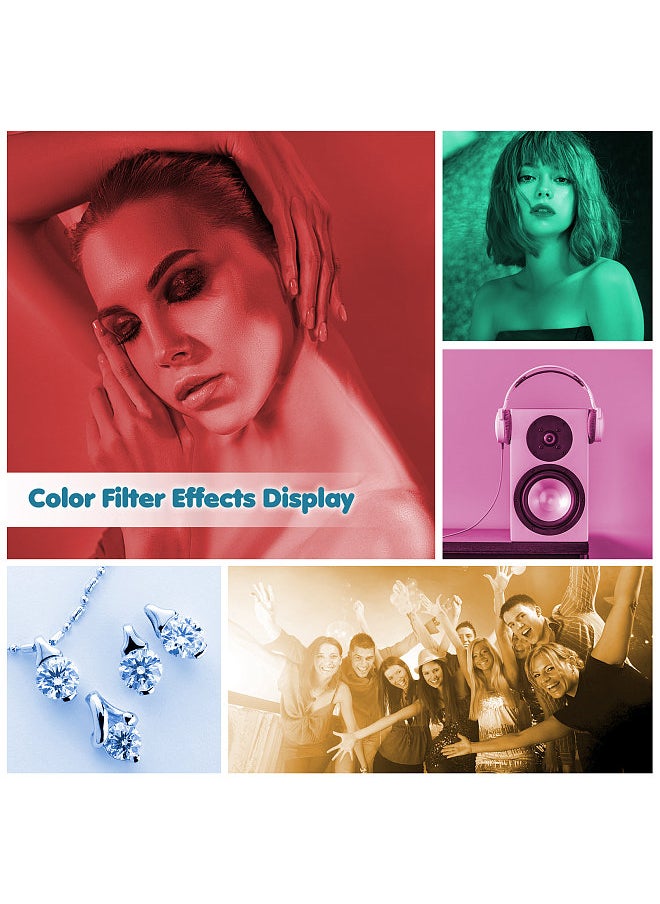 Generic 12pcs Universal Camera Flash Gels Lighting Filters Color Correction Filter Kit for Speedlight Easy Installation  - Image 5