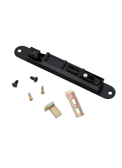 Window Lock -Black- Sliding Window and Door Lock, Push-Button Mechanism, Durable Anti-Theft Design, Easy Install with Screws Included, Ideal for Child Safety, Home Security, Balcony Office Use