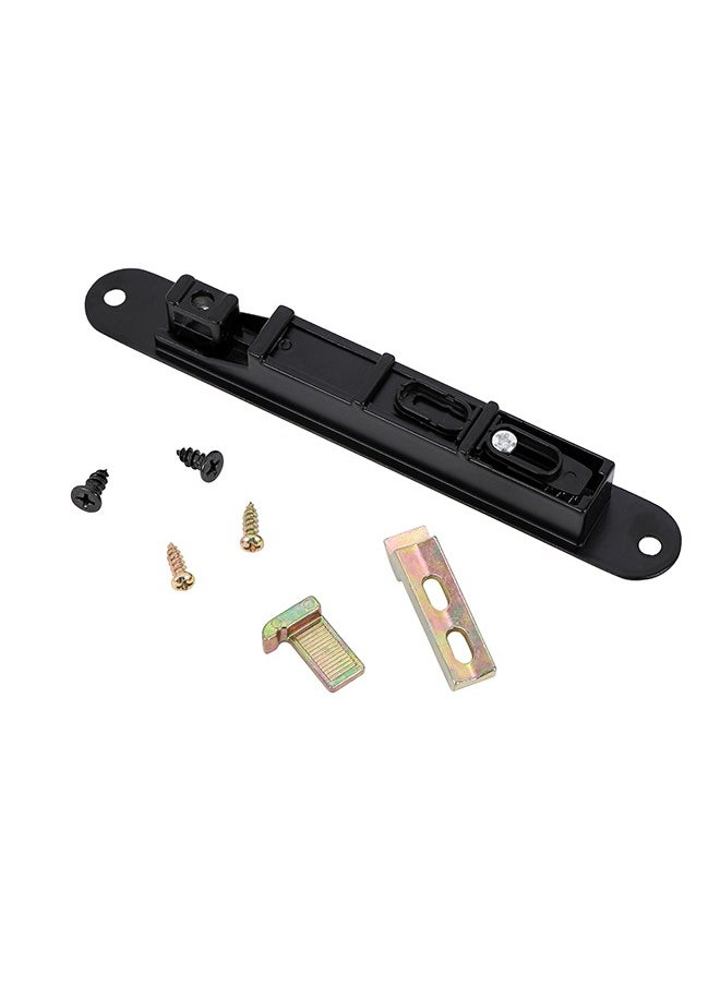 LAWAZIM Window Lock -Black- Sliding Window and Door Lock, Push-Button Mechanism, Durable Anti-Theft Design, Easy Install with Screws Included, Ideal for Child Safety, Home Security, Balcony Office Use  - Image 1