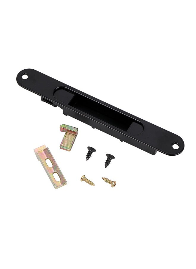 LAWAZIM Window Lock -Black- Sliding Window and Door Lock, Push-Button Mechanism, Durable Anti-Theft Design, Easy Install with Screws Included, Ideal for Child Safety, Home Security, Balcony Office Use  - Image 3