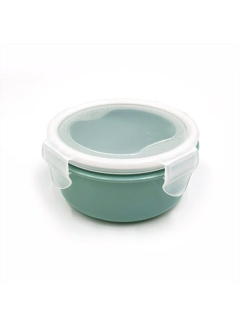 Round Mini Refrigerator Preservation Box Small Lunch Box Kitchen Lunch Box Plastic Storage Box Rectangular Sealed Box-Specifications:Round Blue# C12D5#-Color:It Is Recommended To 200 A Box Multiple Order.