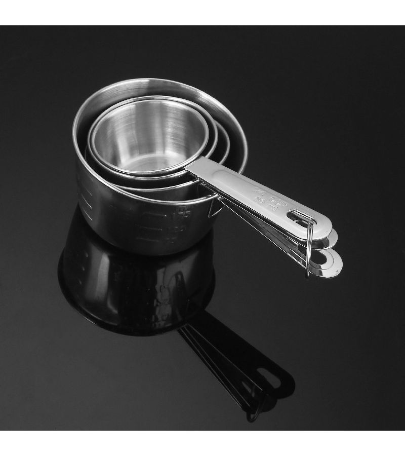 1 2 3 4 Stainless Steel Pet Food Measuring Scoop With Volume Markings For Dogs Cats Rabbits Birds 1 2 Cup 4 06 Oz Precise Portion Control - Image 5