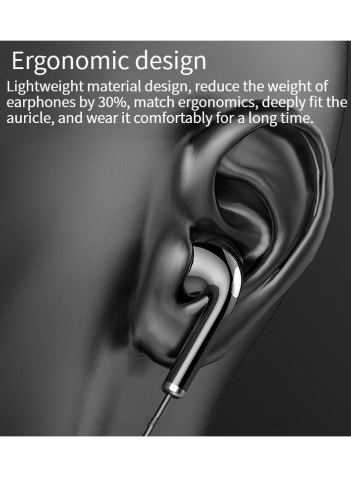 سماعة رأس بلوتوث لاسلكية جديدة معلقة على الرقبة، شاشة رقمية، سماعة رأس رياضية ستيريو بلوتوث، أسود - Image 2