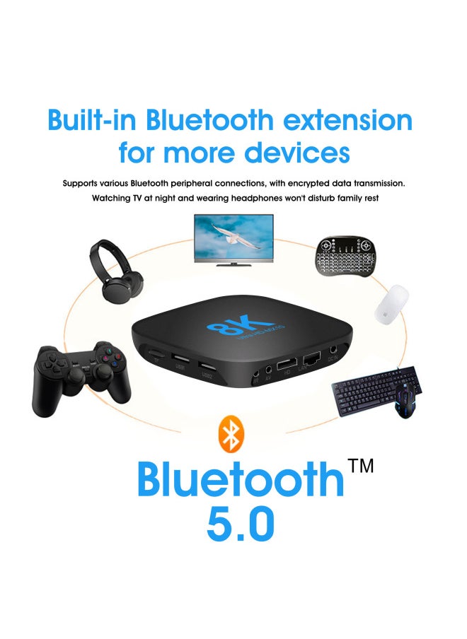 Generic - Network Set-top Box MX10-8K Game Box Network Player Android13ATV Set-top Box-Color:Us Standard 2+16 - Image 1
