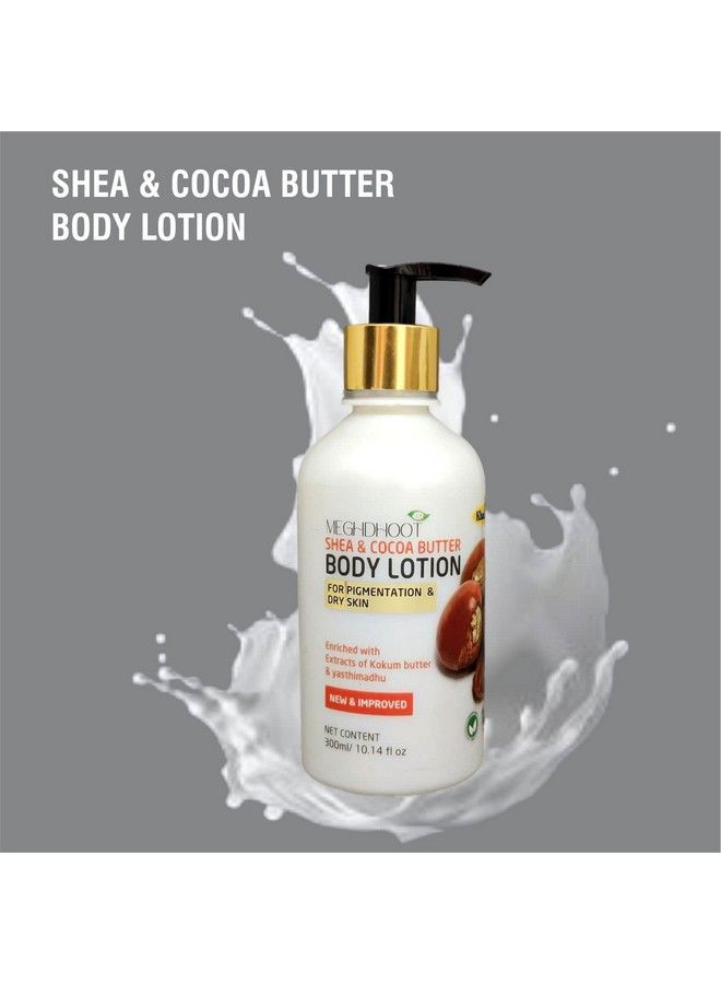 Meghdoot Shea & Cocoa Butter Body Lotion 300Ml Pack Of 1 - Image 3