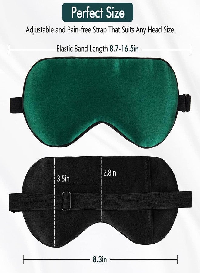 LC-dolida Silk Sleep Mask Light Blocking, LC-dolida Cooling Eye Mask for Sleeping Includes Silk and Gel Eye Masks for Migraine Dry Eye Women Men - Image 4