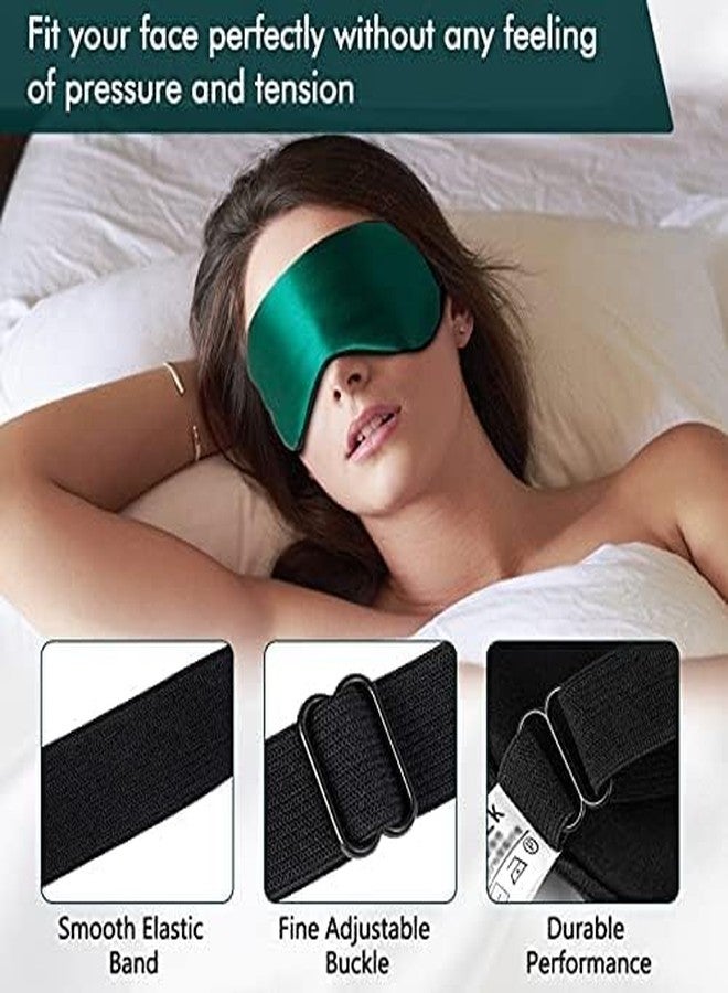 LC-dolida Silk Sleep Mask Light Blocking, LC-dolida Cooling Eye Mask for Sleeping Includes Silk and Gel Eye Masks for Migraine Dry Eye Women Men - Image 3