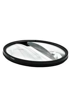 Y&D Camera Filter Accessories, 77mm Split Diopter Prism Double Glass Lens Blur Zoom Center for SLR Cameras Special Effect  - Image 3