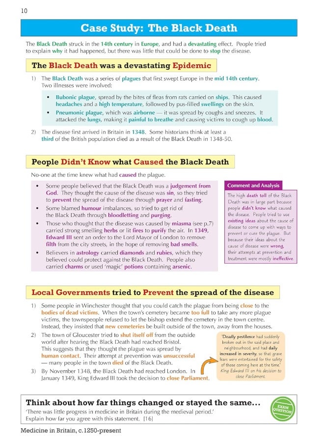 GCSE History Edexcel Revision Guide - For The Grade 9-1 Course