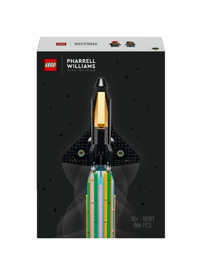 ليغو مجموعة أيقونات فوق القمر مع فاريل ويليامز