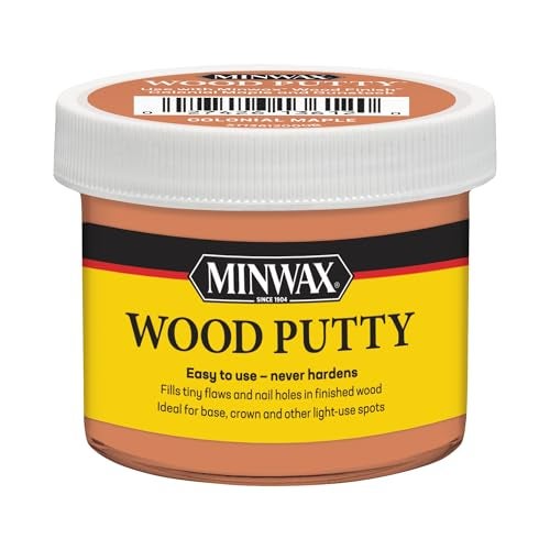 Minwax Wood Putty, Colonial Maple , 3.75 oz. - Image 1