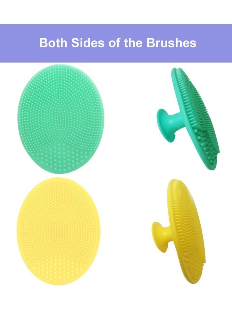 AE 9-in-1 Face Scrubber Face Cleaning Brushes Super Soft Silicone Face Cleanser Brush and Facial Cleansing Massager Brush Face Cleansing Brush Set - Image 4