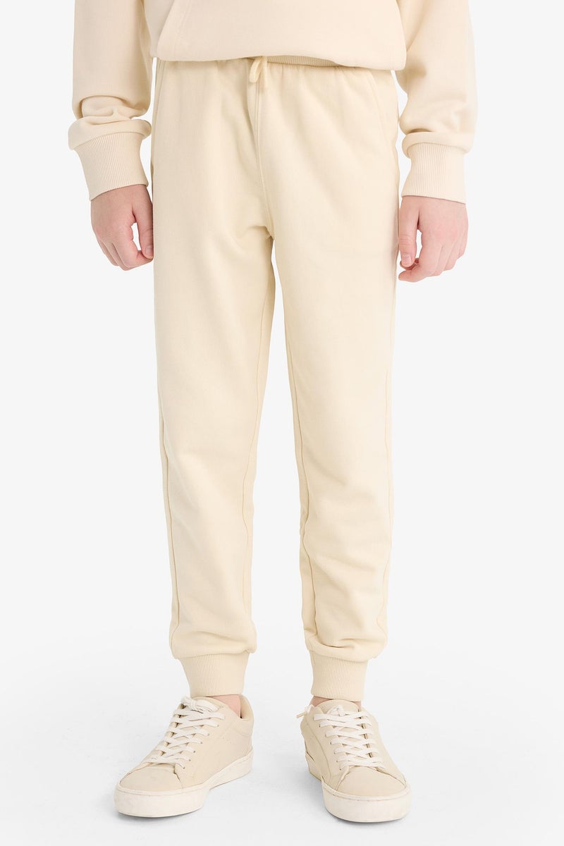 DeFacto Beige Boy Boy Elastic Waist Jogger Sweatpants Casual - Image 5