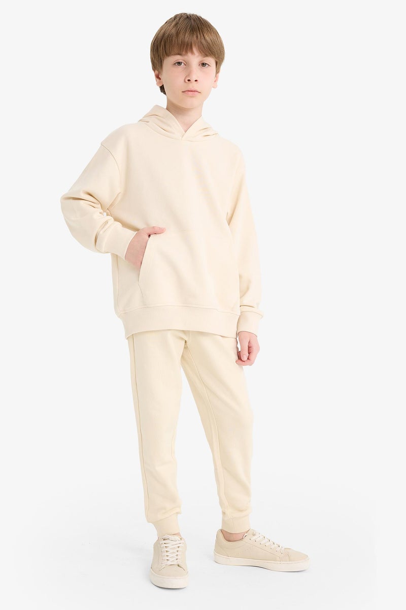 DeFacto Beige Boy Boy Elastic Waist Jogger Sweatpants Casual - Image 2