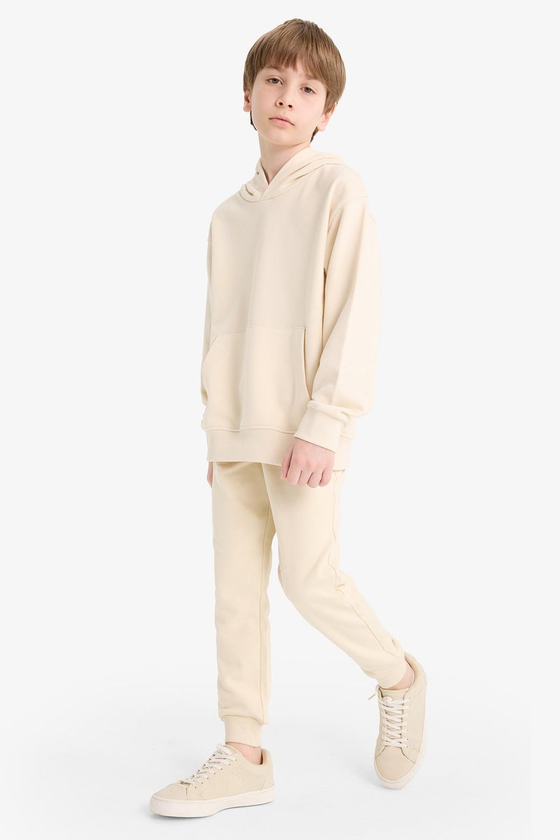 DeFacto Beige Boy Boy Elastic Waist Jogger Sweatpants Casual - Image 4