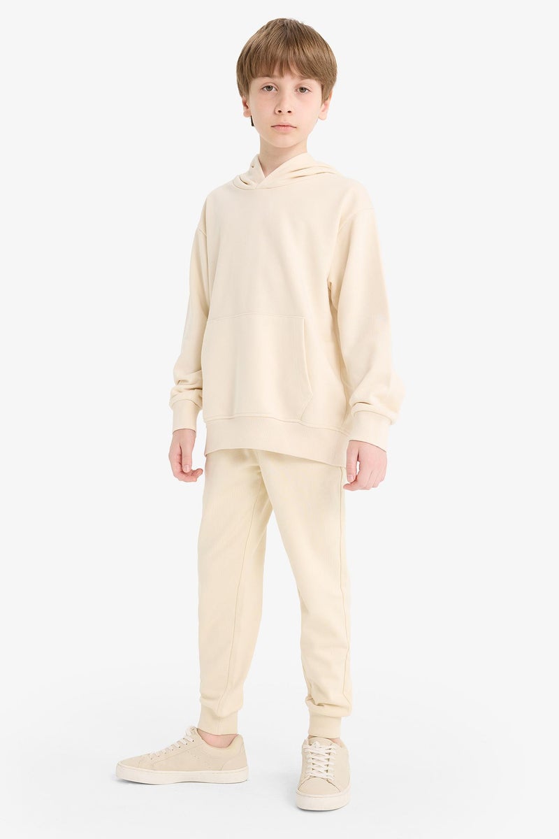 DeFacto Beige Boy Boy Elastic Waist Jogger Sweatpants Casual - Image 3