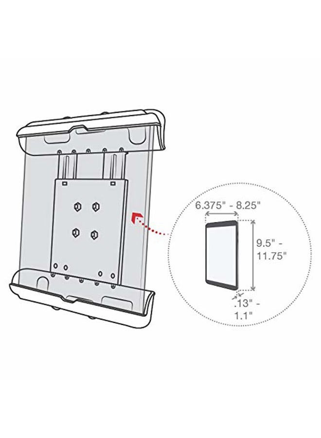 RAM Mounts RAM-HOL-TAB17U Tab-Tite Tablet Holder for Apple iPad Gen 1-4 with Case + More Compatible with RAM B 1" and C 1.5" Size Round Ball Bases - Image 4