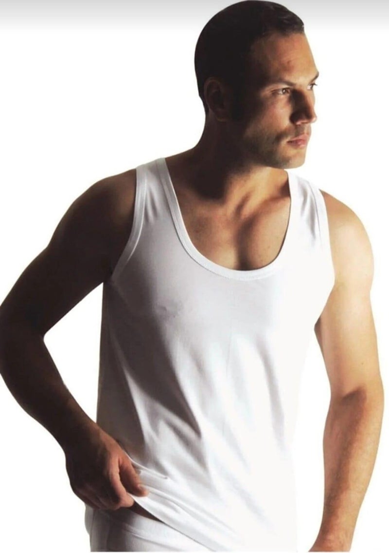 Yıldız Star 00 Men Extra White 100% Cotton Singlet