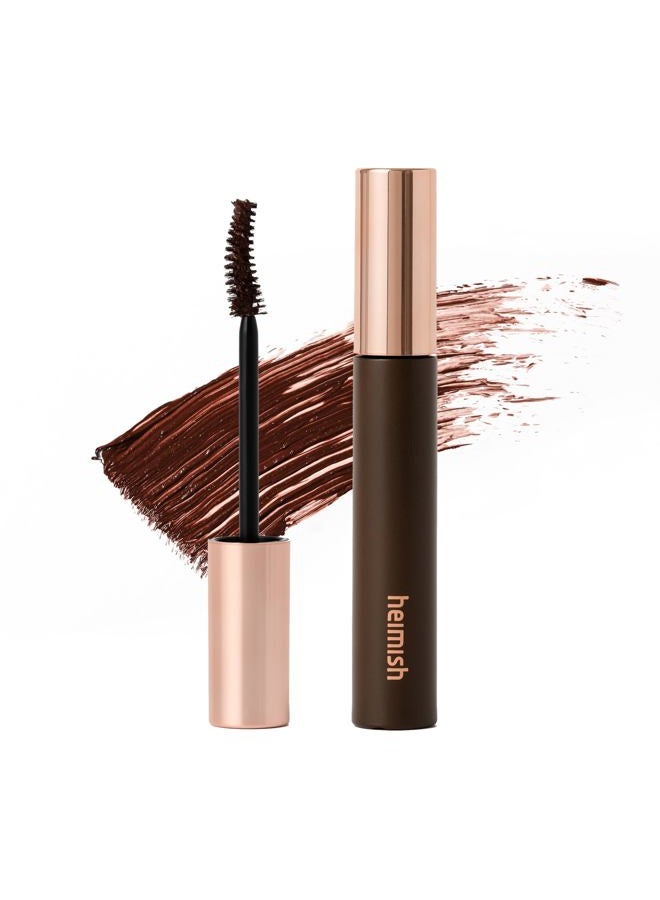 Heimish مسكرة دايليسم سمدج ستوب، تجعيد وطول، تدوم طويلاً، مقاومة للماء، مقاومة للتلطخ، غير متكتل، قابلة للغسل، مسكرة كورية، 0.32 أونصة/9 جرام - بني تجعيد - Image 1