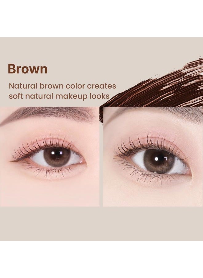 Heimish مسكرة دايليسم سمدج ستوب، تجعيد وطول، تدوم طويلاً، مقاومة للماء، مقاومة للتلطخ، غير متكتل، قابلة للغسل، مسكرة كورية، 0.32 أونصة/9 جرام - بني تجعيد - Image 3