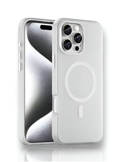 Mida Magnetic Case for iPhone 16 Pro Max by Mida, compatible with MagSafe, shockproof protective case, transparent phone case with strong magnet, slim case for Apple iPhone 16 Pro Max  - Image 1