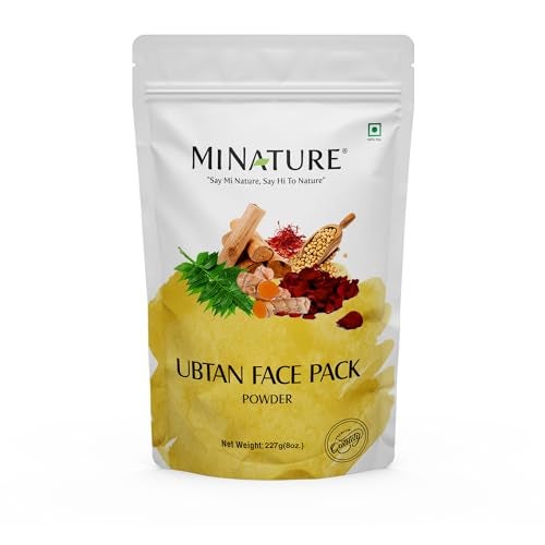 minature Ubtan Powder| 227g (8oz), Turmeric, Barley, Chickpeas, Neem, Sandalwood, Mograflower, Saffron & Rose Petal |Traditional DIY Pack | From India - Image 1