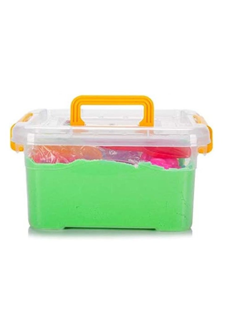 Cutie Cute 2000 Grams Magical Play Sand Toy Set With Accessories Modeling Clay Never Dries Build Sandcastles  - Image 1