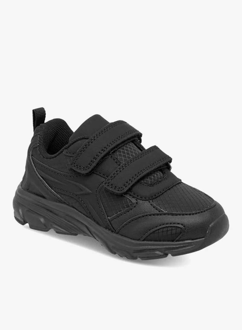 Dash Unisex Panelled School Shoes with Hook and Loop Closure