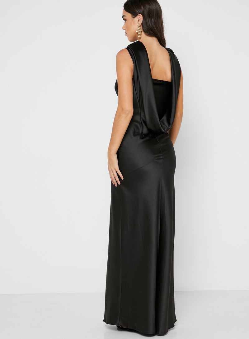 Cowl Neck Maxi Dress
