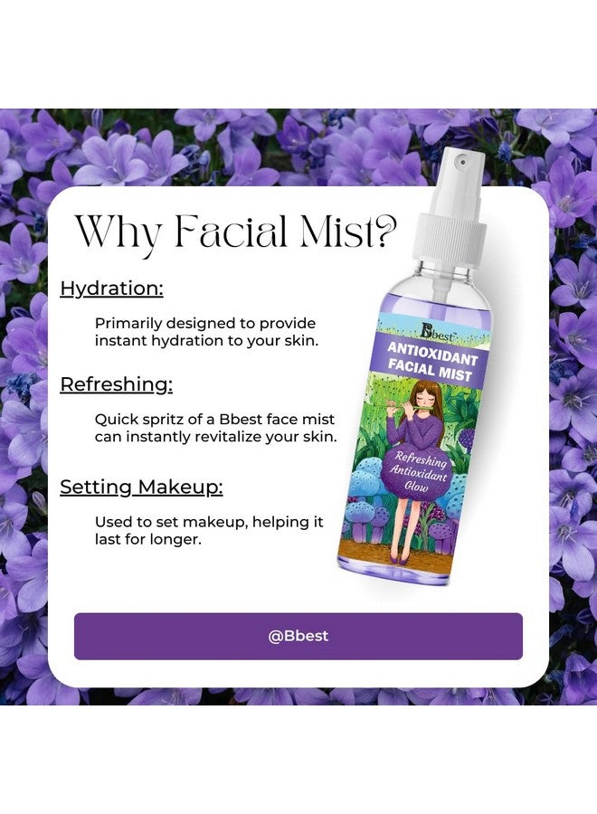 BBest Anti Oxidant Face Mist & Toner 200 ml | Toner for glowing skin | Alcohol-Free Mist & toner for open pores Tightening | Korean skin care products | Women & Men - Image 5