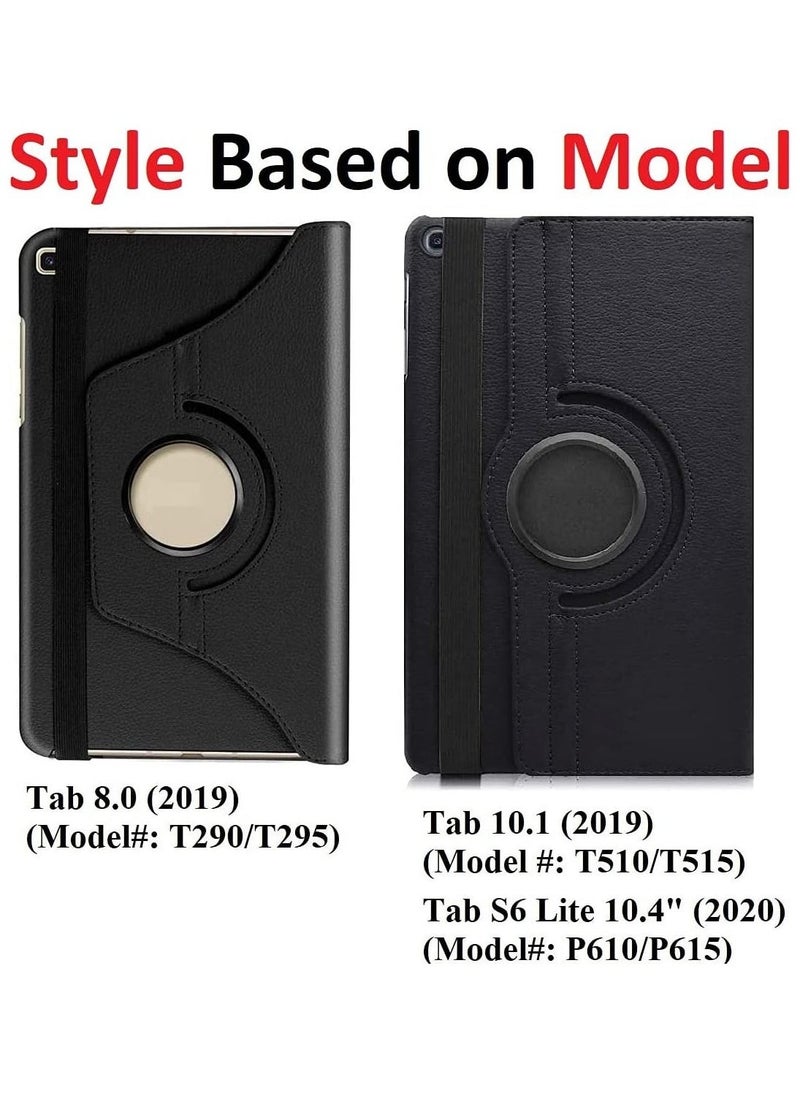 ELTRAZONE ELTERAZONE Case for Samsung Galaxy Tab S6 Lite 10.4 2020/2022 [P610/P615/P613/P619], 360 Degree Stand [Auto Sleep/Wake] Folio Leather Smart Tablet Cover (Hot Pink) - Image 2