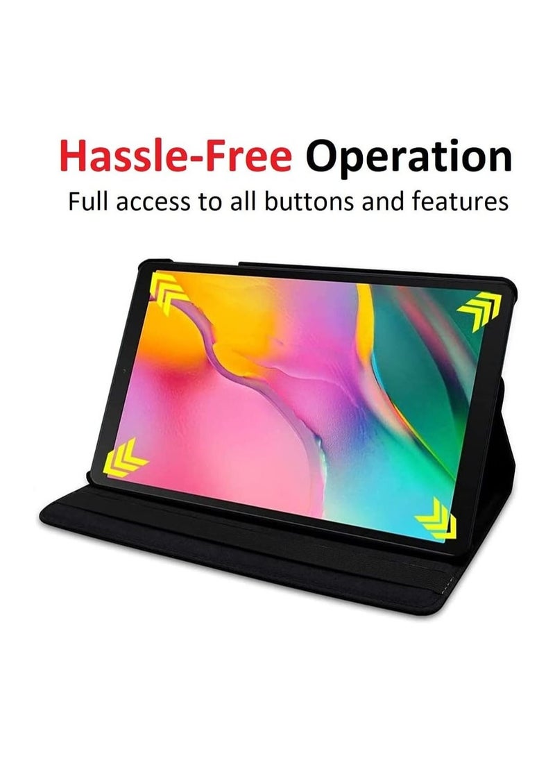 ELTRAZONE ELTERAZONE Case for Samsung Galaxy Tab S6 Lite 10.4 2020/2022 [P610/P615/P613/P619], 360 Degree Stand [Auto Sleep/Wake] Folio Leather Smart Tablet Cover (Hot Pink) - Image 4