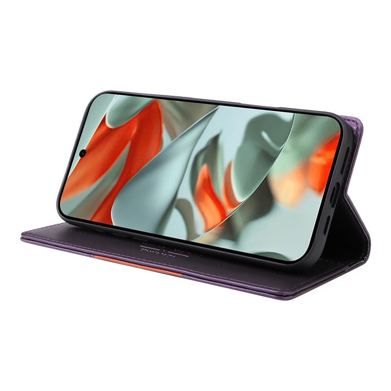 HuHa Protective Cover For Google Pixel 9 Pro XL GQUTROBE G01 RFID Anti-theft Leather Phone Case(Purple) - Image 5