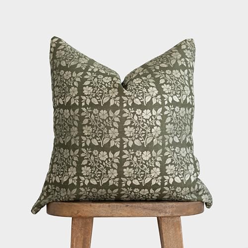Woven Nook - Modern & Luxurious Decorative Throw Pillow Covers - Durable Quality & Machine Washable - 100% Cotton Canvas - 100% Linen - Aynsley - 4 Pack (22x22) - Image 3