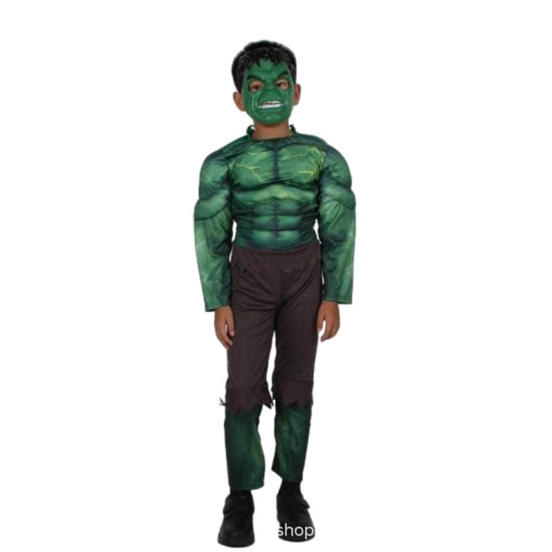 Hulk Muscle Cosplay Costume for Kids and Adults Halloween Party Role Play - Image 5