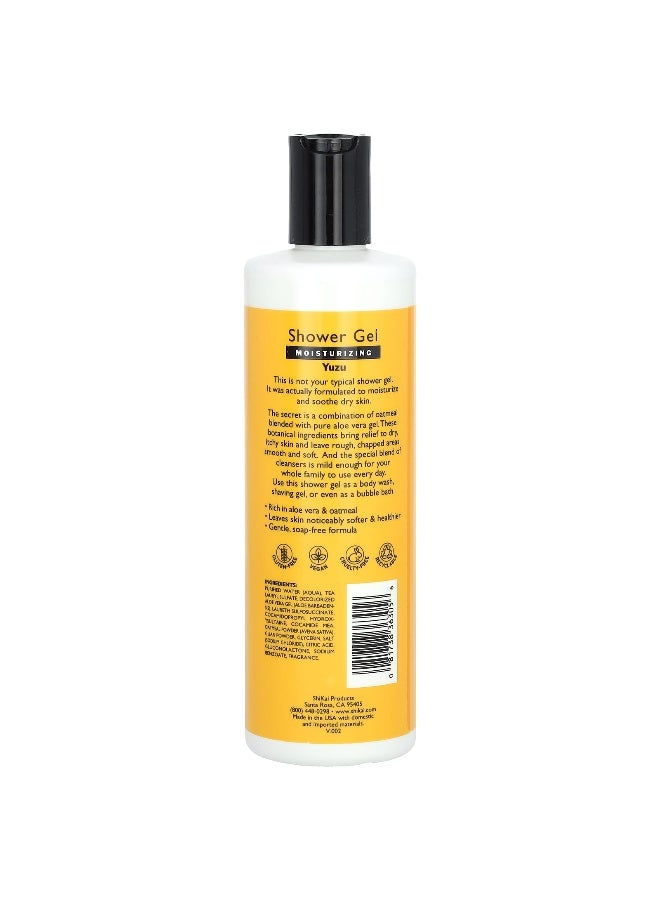 Shikai, Moisturizing Shower Gel, Yuzu, 12 fl oz (355 ml) - Image 2